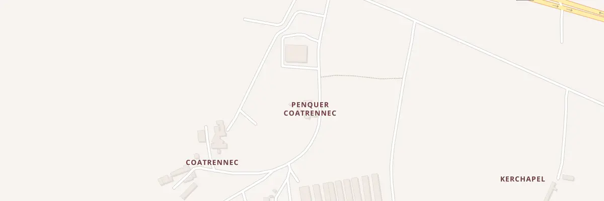 Plan du 4 Coatrennec à Glomel