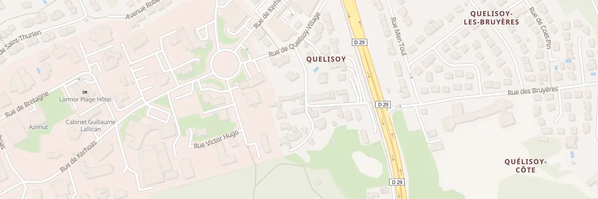 Plan du 9 Rue Quelisoy Village à Larmor-Plage