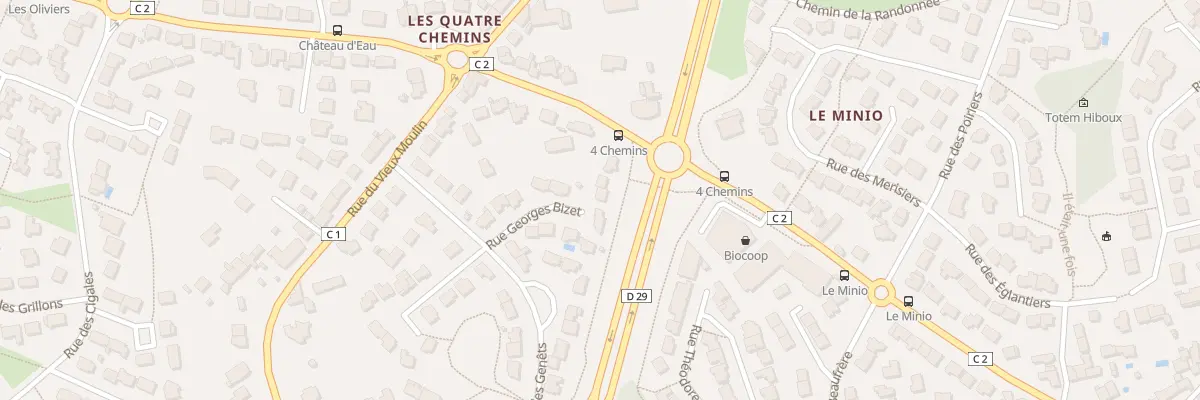 Plan du 14 Rue Georges Bizet à Larmor-Plage