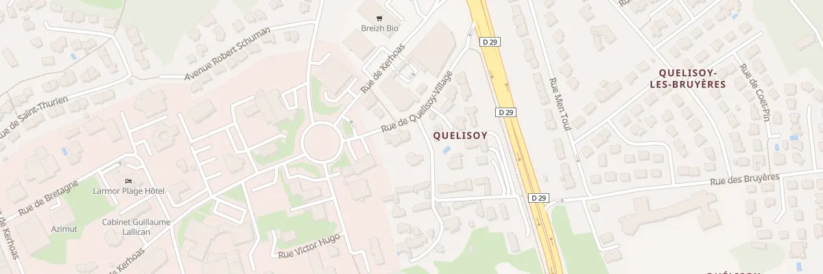 Plan du 5 Rue Quelisoy Village à Larmor-Plage