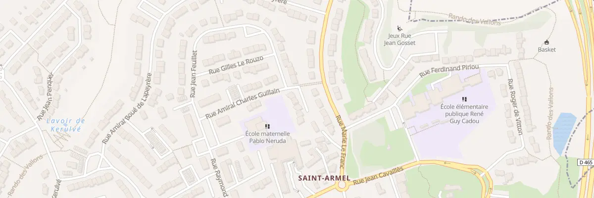 Plan du 15 Rue Amiral C Guillain à Lorient