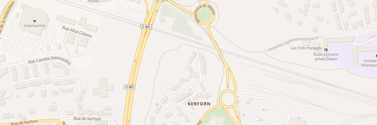 Plan du 38 Rue Renée Conan à Lorient