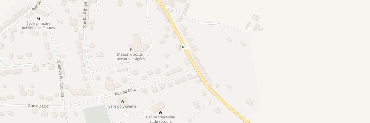 Plan du 47 Rue de Guemene à Plouray