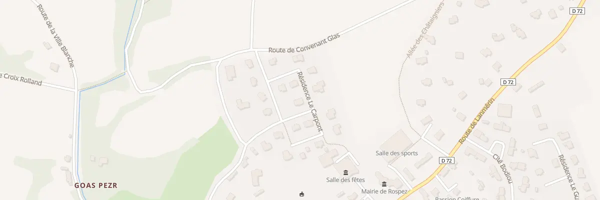 Plan du 21 Lot Le Carpont à Rospez