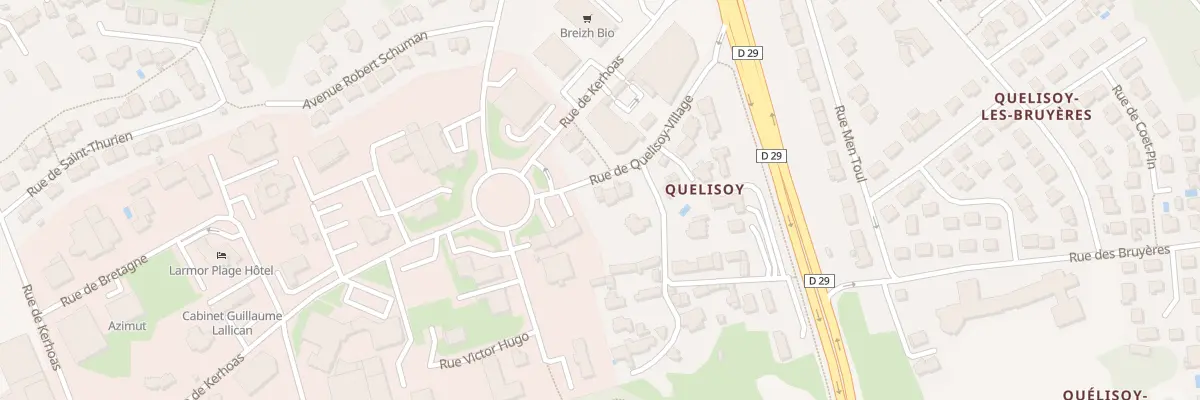 Plan du 3 Rue Quelisoy Village à Larmor-Plage
