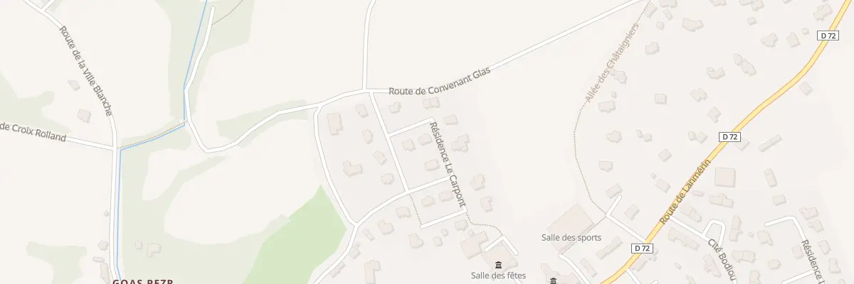 Plan du 20 Lot Le Carpont à Rospez
