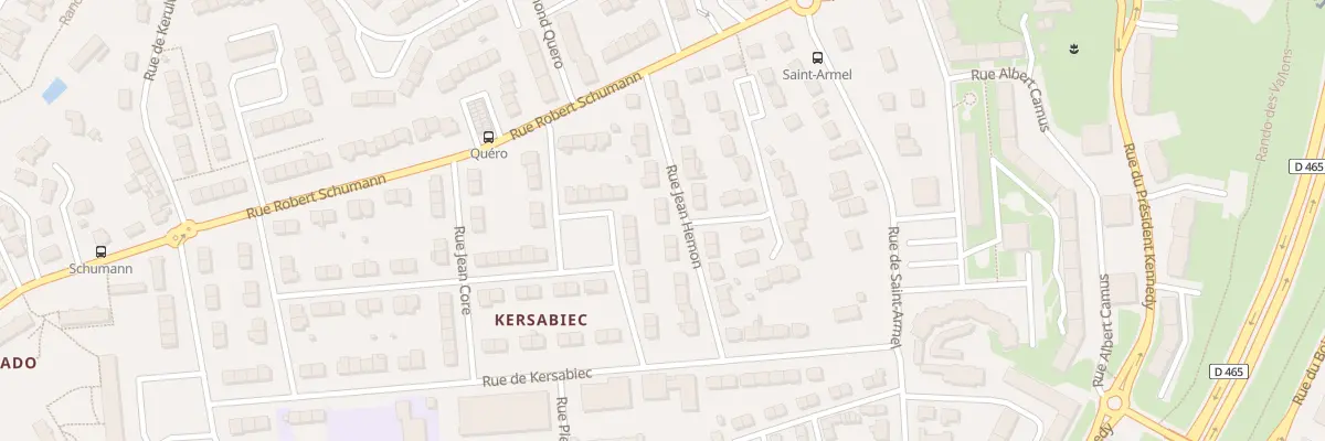 Plan du 14 Rue Jean Hémon à Lorient