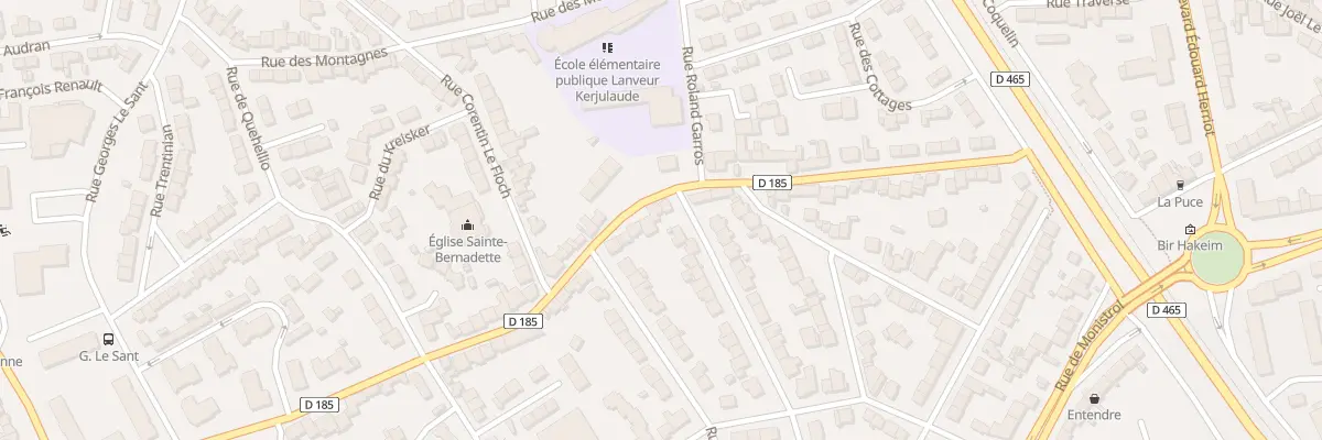 Plan du 46 Rue de Kerpape à Lorient
