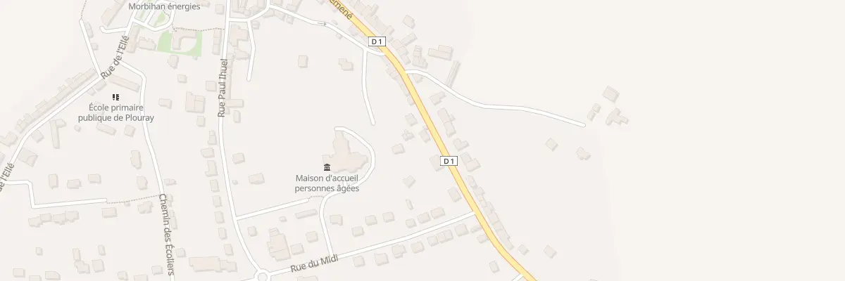 Plan du 41 Rue de Guemene à Plouray