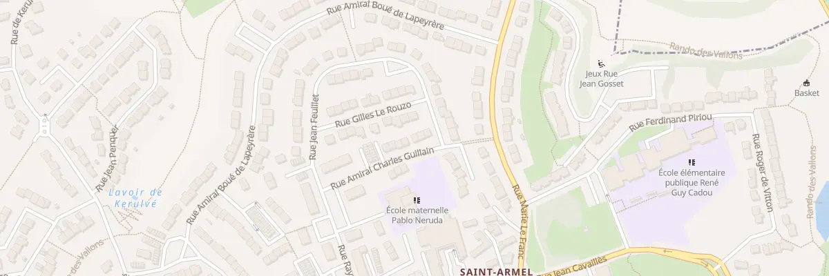 Plan du 14 Rue Amiral C Guillain à Lorient