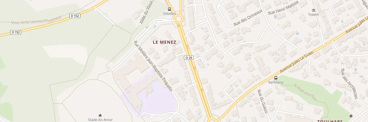 Plan du 28 Rue du Pdt Kennedy à Larmor-Plage