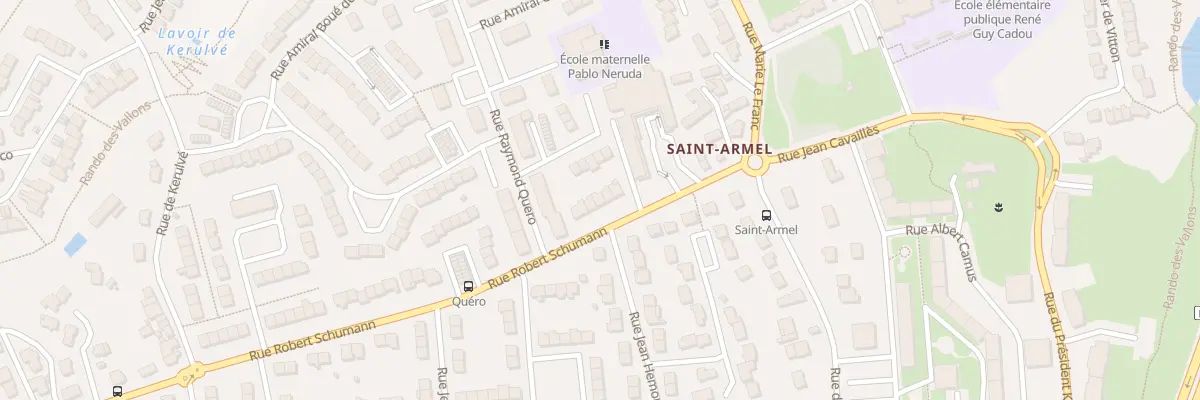 Plan du 13 Rue Robert Schumann à Lorient