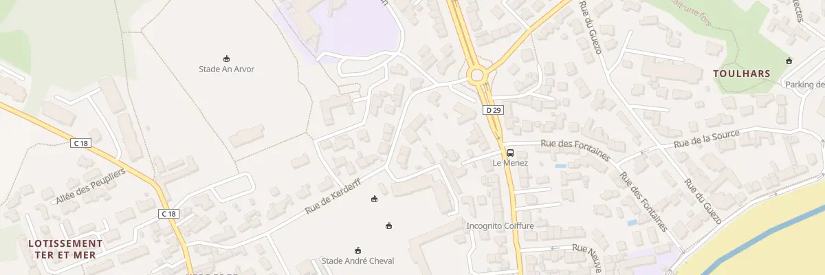 Plan du 12 Rue de Kerderff à Larmor-Plage