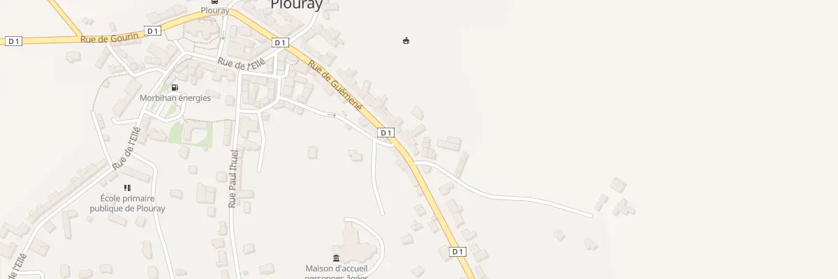 Plan du 32 Rue de Guemene à Plouray