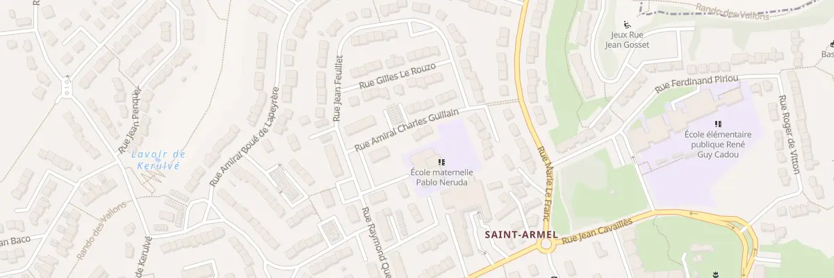 Plan du 5 Rue Amiral C Guillain à Lorient