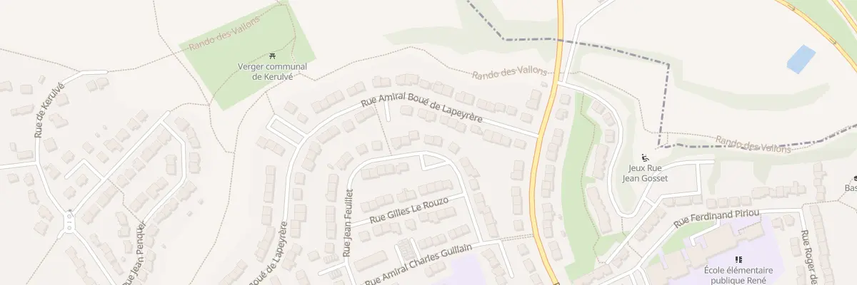 Plan du 38 Rue Jean Feuillet à Lorient
