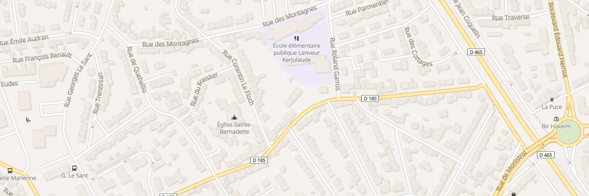 Plan du 31 Rue de Kerpape à Lorient