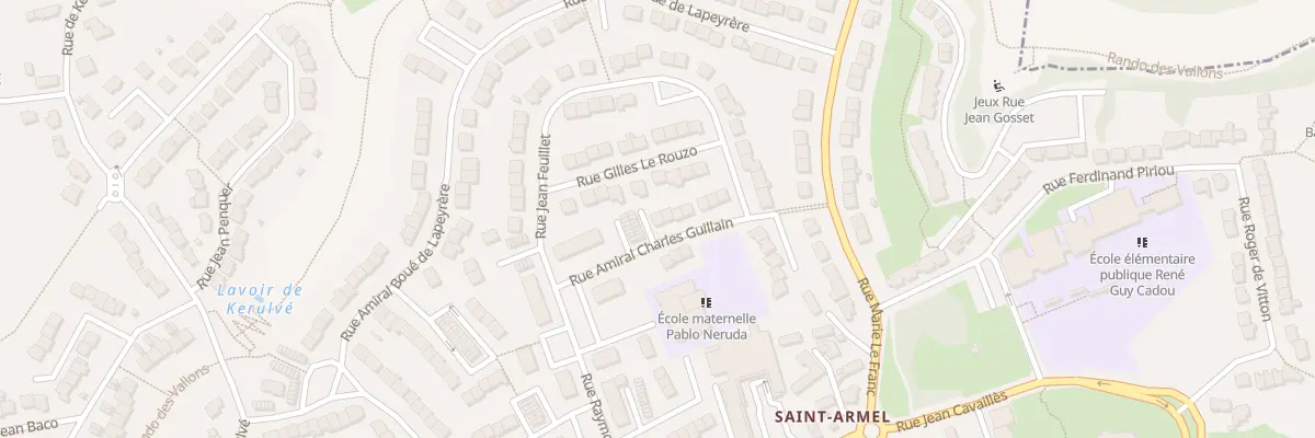 Plan du 6 Rue Amiral C Guillain à Lorient