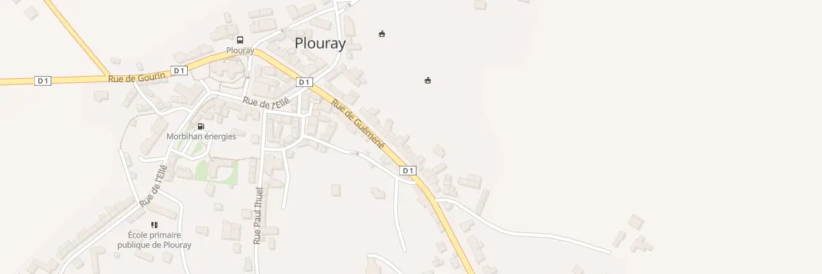 Plan du 22 Rue de Guemene à Plouray