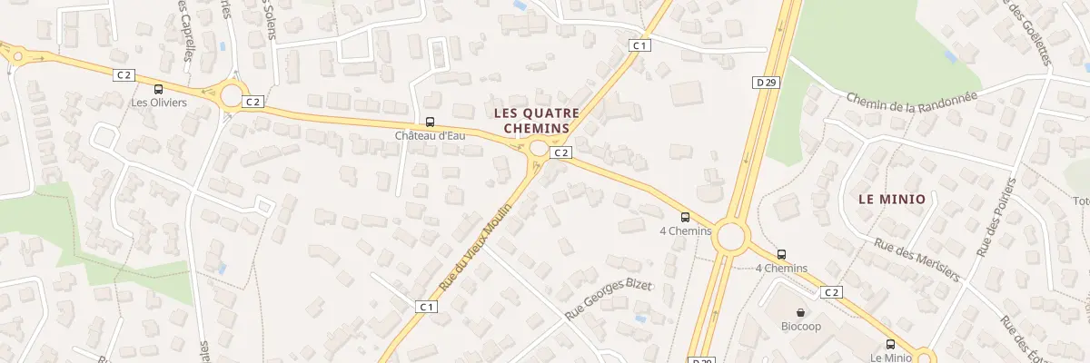 Plan du 33 Rue du Vieux Moulin à Larmor-Plage