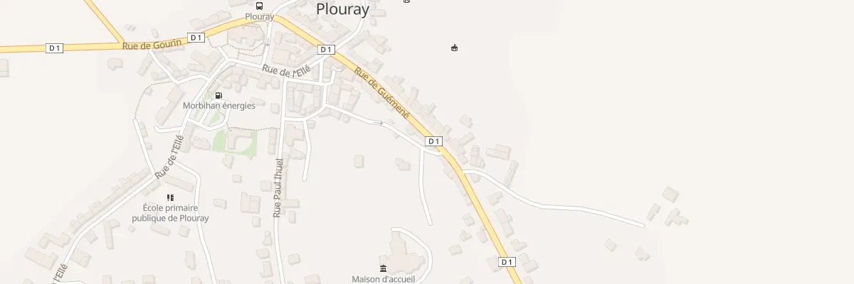 Plan du 23 Rue de Guemene à Plouray