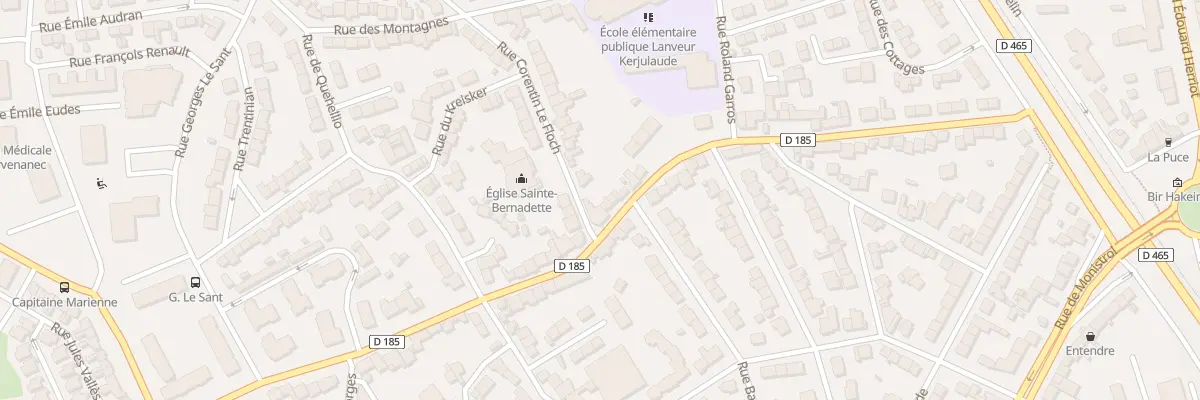 Plan du 41 Rue de Kerpape à Lorient