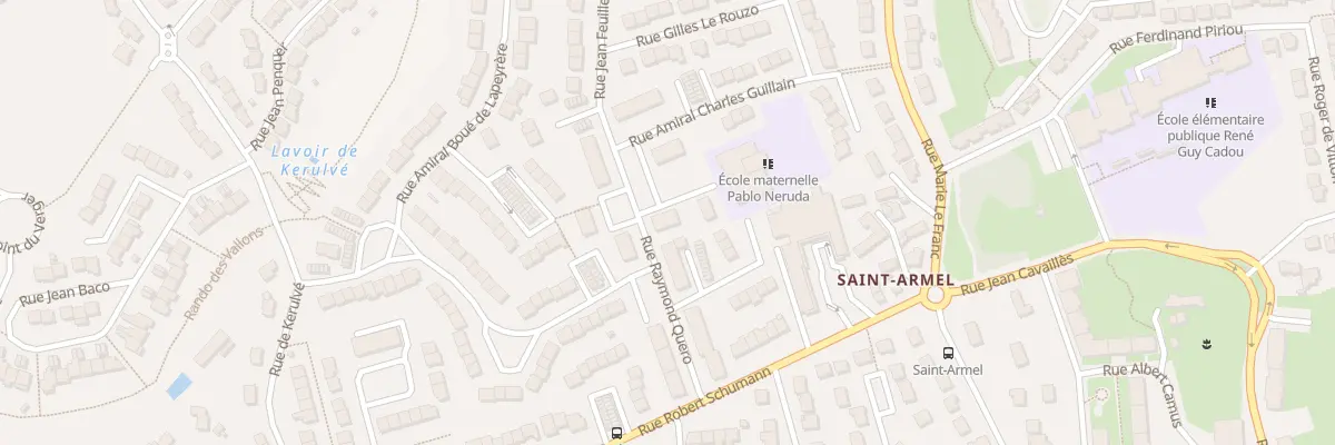 Plan du 2 Rue Amiral C Guillain à Lorient