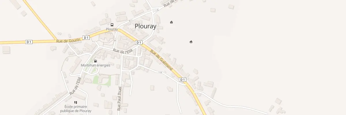 Plan du 14 Rue de Guemene à Plouray