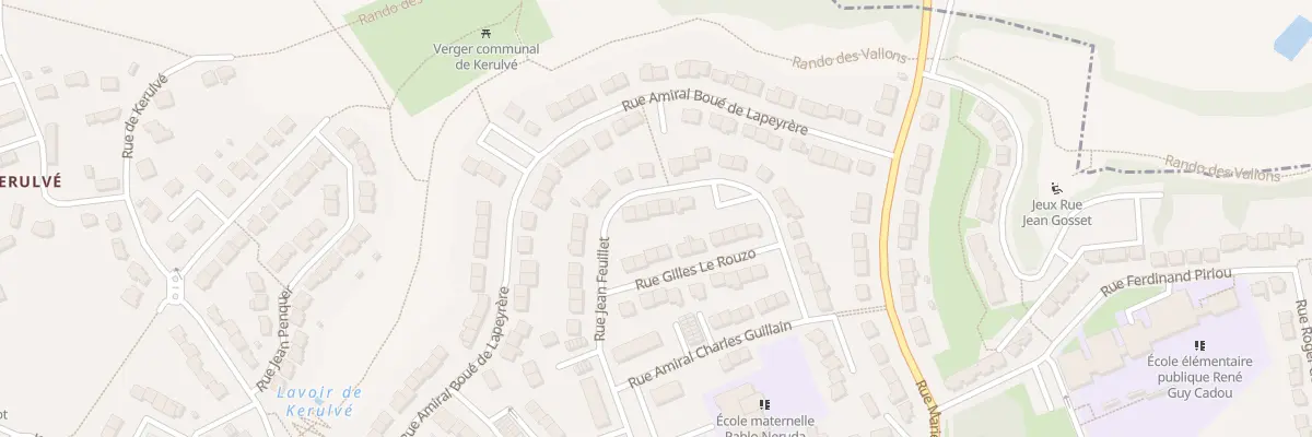Plan du 5 Rue Jean Feuillet à Lorient