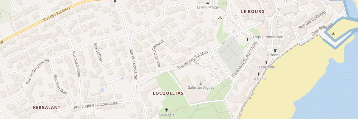 Plan du 25 Rue de Beg Tal Men à Larmor-Plage