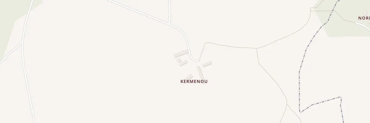Plan du 5195 Kerménou à Trégrom