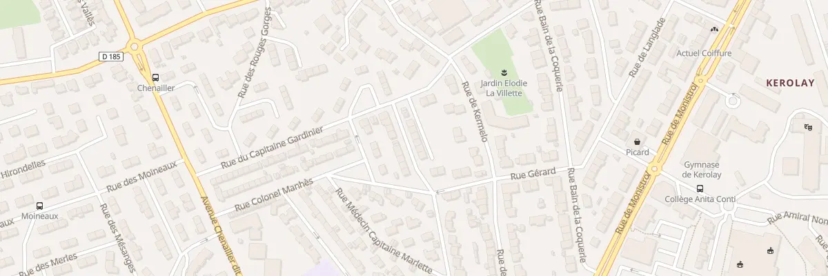 Plan du 46 Rue Cap Gardinier à Lorient