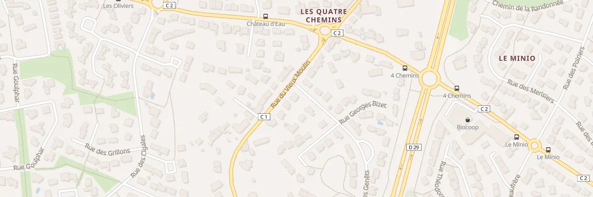 Plan du 21 Rue du Vieux Moulin à Larmor-Plage