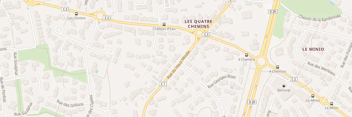 Plan du 42 Rue du Vieux Moulin à Larmor-Plage