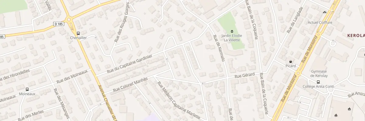 Plan du 41 Rue Cap Gardinier à Lorient