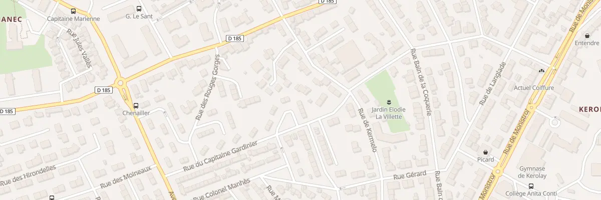 Plan du 34 Rue Cap Gardinier à Lorient