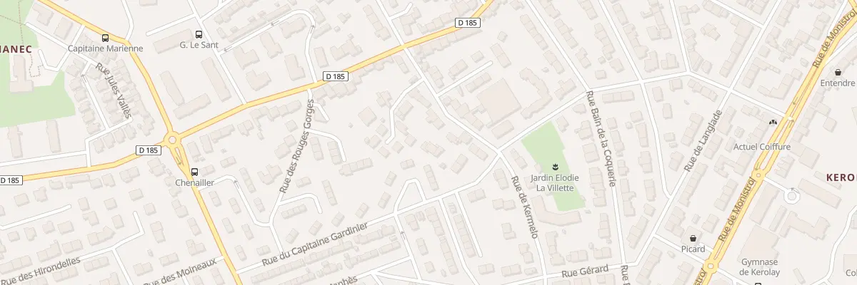 Plan du 11B Rue de Kermélo à Lorient
