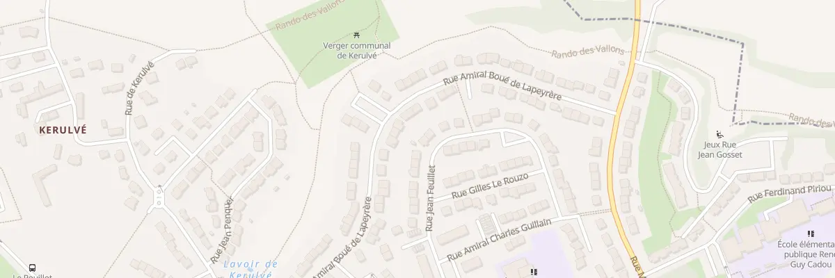 Plan du 24 Rue Jean Feuillet à Lorient