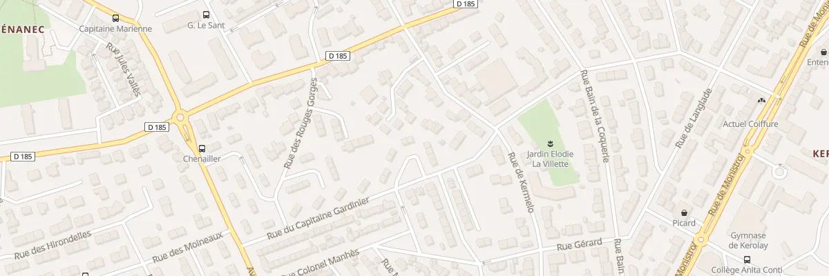 Plan du 32 Rue Cap Gardinier à Lorient