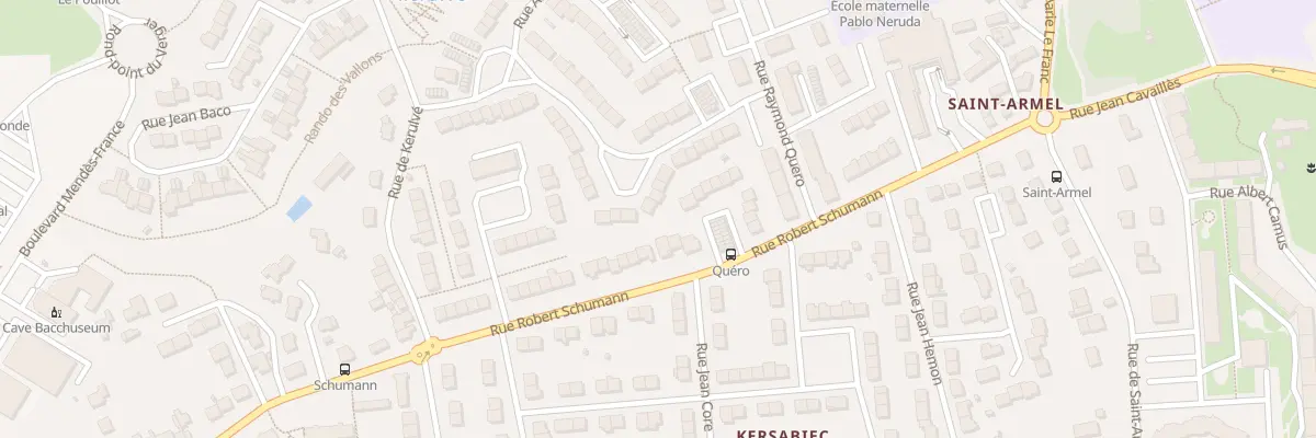 Plan du 20 Rue Lt Vaisseau Beaumont à Lorient