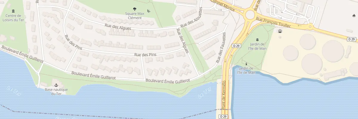 Plan du 4 Rue des Pins à Lorient
