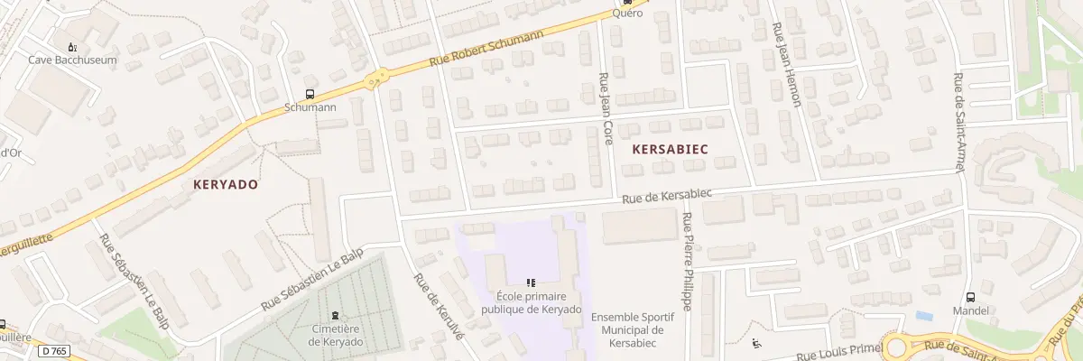 Plan du 31 Rue de Kersabiec à Lorient