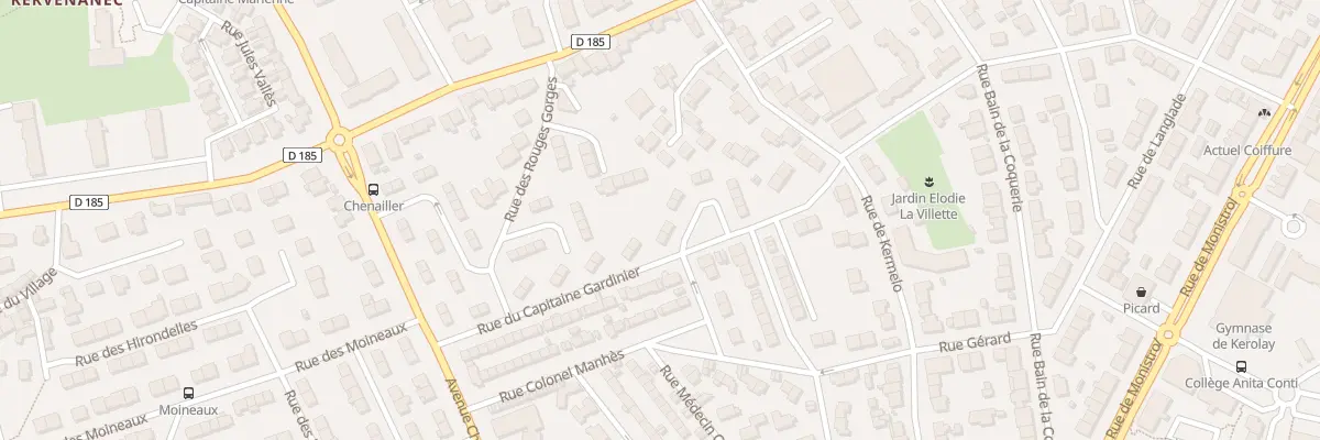 Plan du 24 Rue Cap Gardinier à Lorient