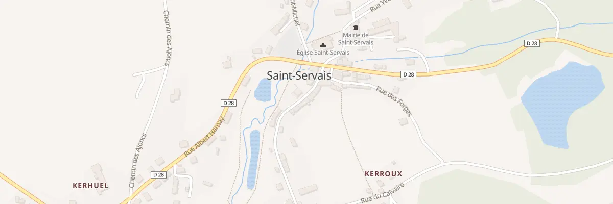 Plan du 5 Hent Ar C’Hoat à Saint-Servais