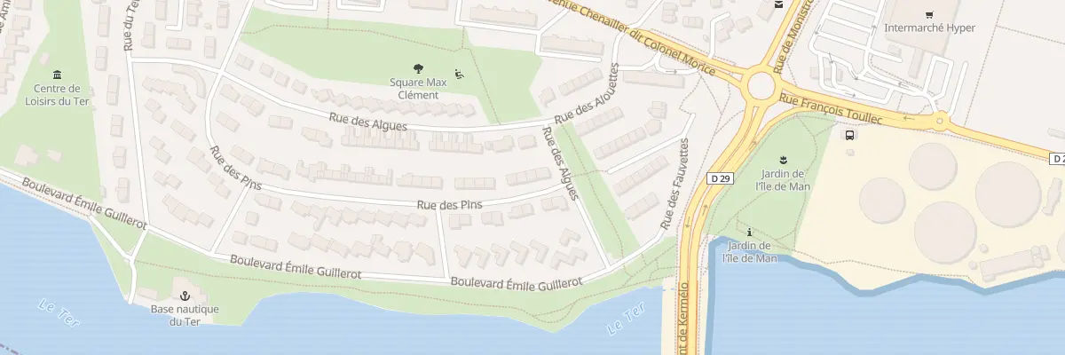 Plan du 3 Rue des Pins à Lorient