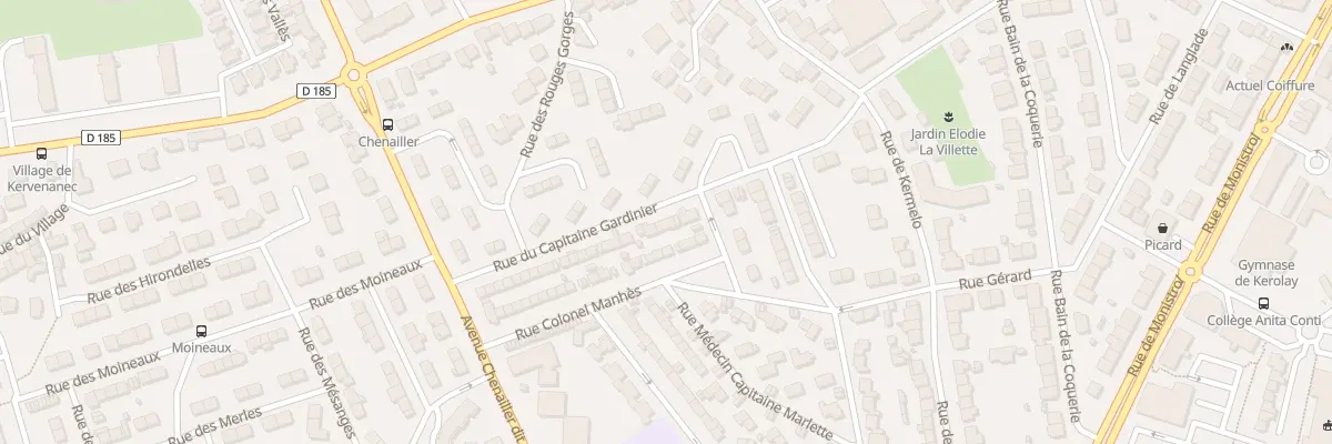Plan du 31 Rue Cap Gardinier à Lorient