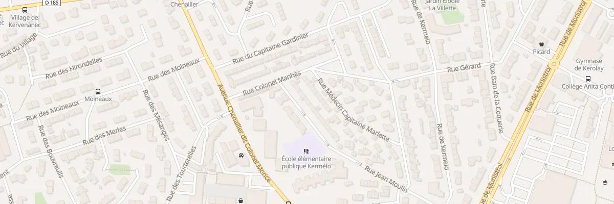 Plan du 31 Rue Jean Moulin à Lorient