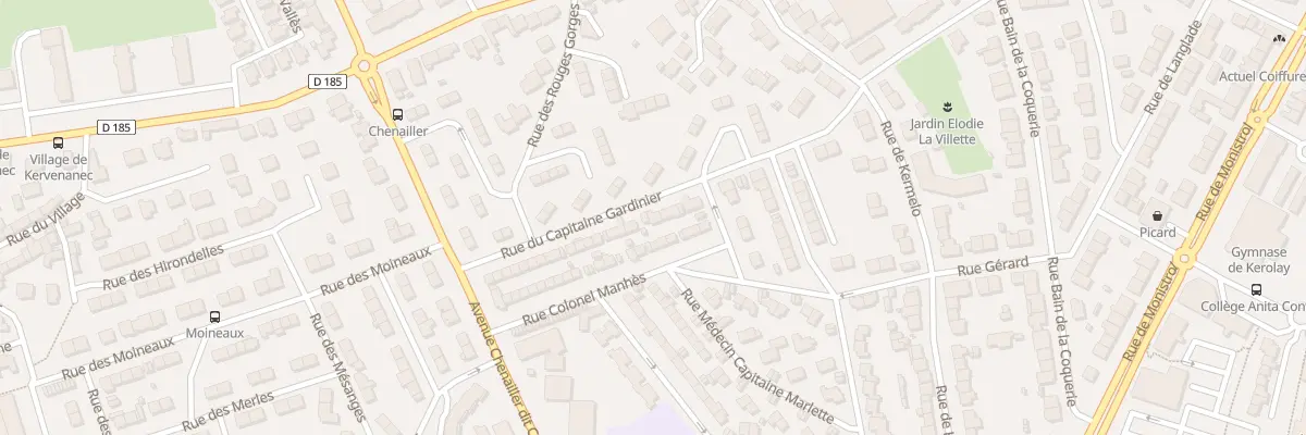 Plan du 29 Rue Cap Gardinier à Lorient