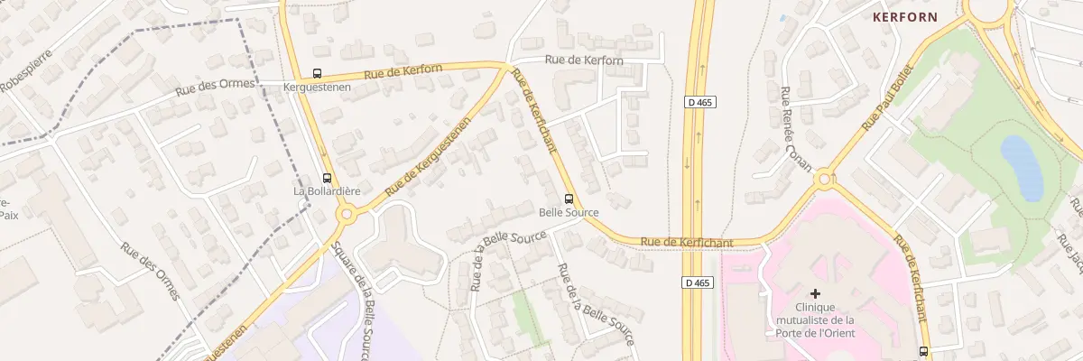 Plan du 66 Rue de Kerfichant à Lorient