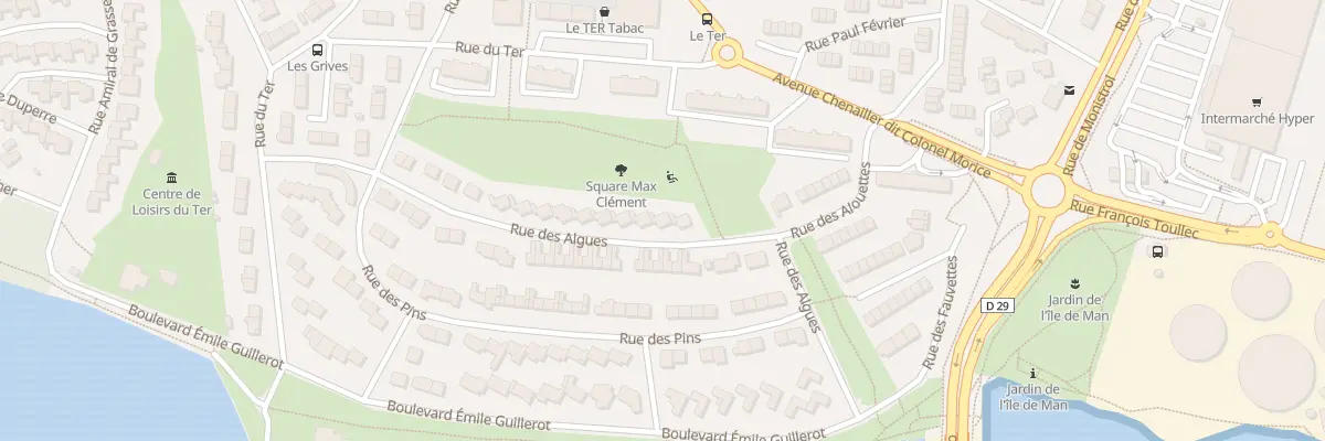 Plan du 17 Rue des Algues à Lorient